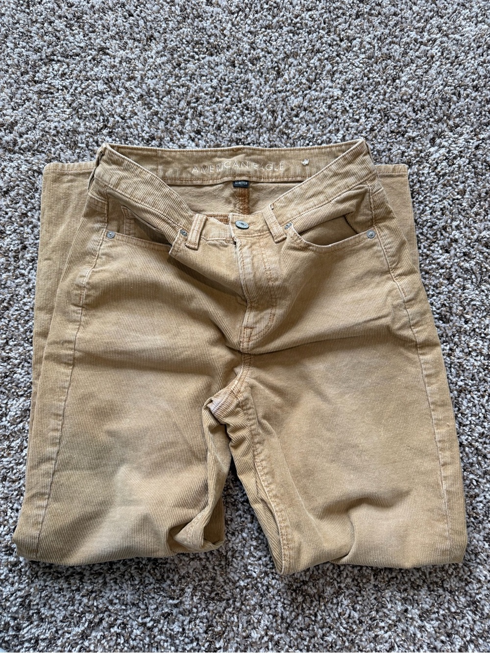 American Eagle Outfitters Woman’s Corduroy Pants in Tan